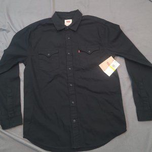 LEVI MEN MATTHEW WESTERN DENIM ONYX MEDIUM